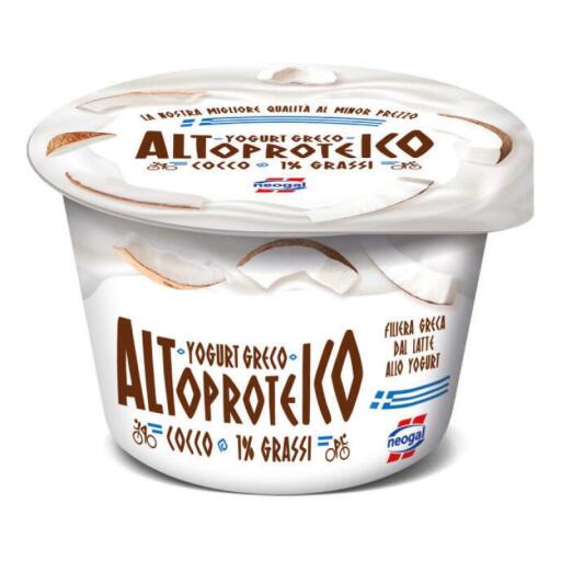 Yogurt Greco Altoproteico 0% grassi Cocco 150g Neogal