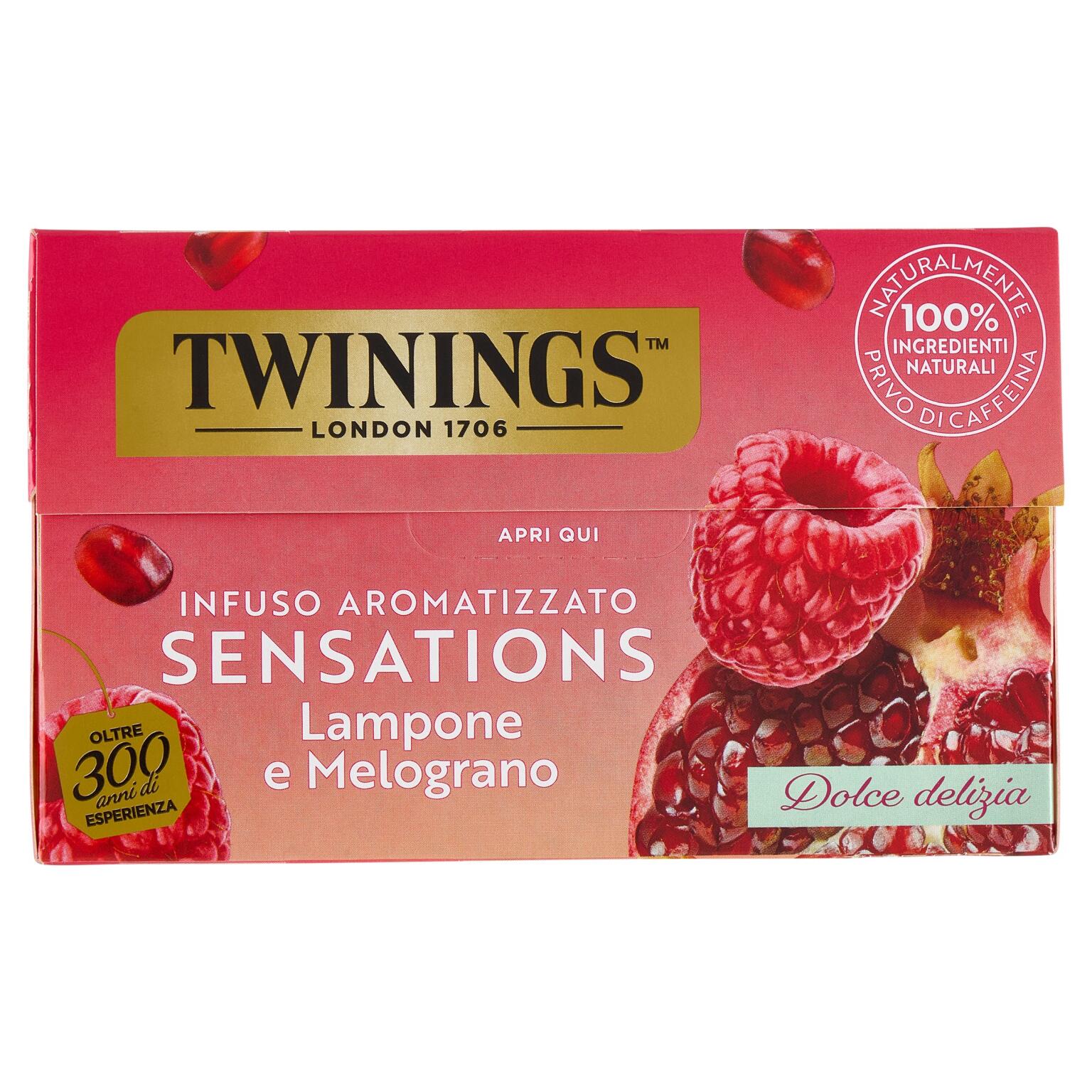 twining infuso lampone&melograno 20 filtri