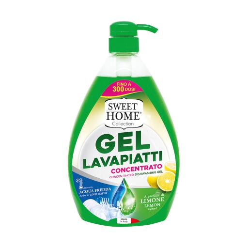 Gel piatti da 1l al limone antibatterico