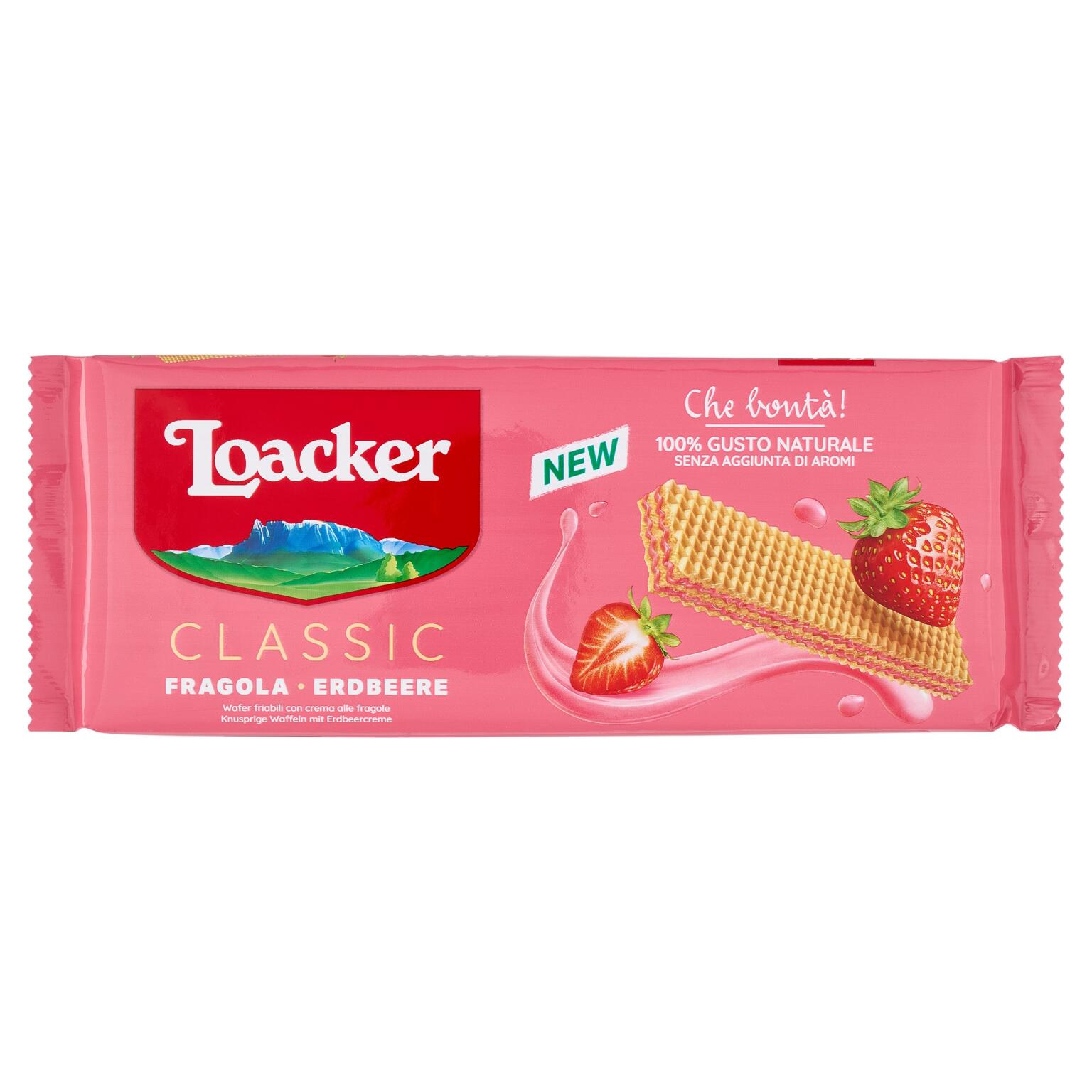 Wafer 175g Fragola Loacker