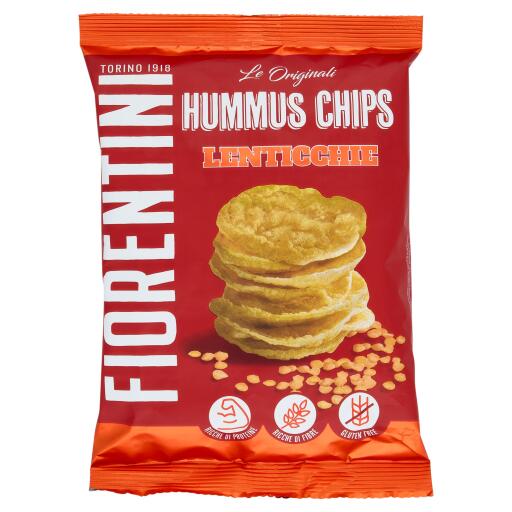 Hummus Chips di lenticchie al sale marino 45g Fiorentini