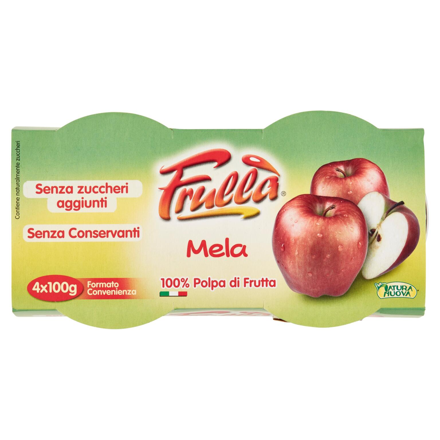 Frullà polpa mela 4x100g Natura Nuova