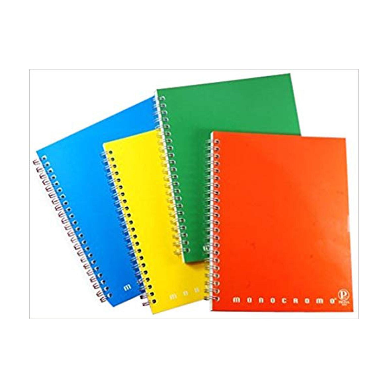 Quaderno spiralato A4 monocromo 5mm 70f