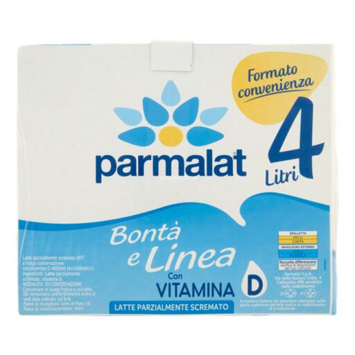 Latte Parmalat brik 1,2% grassi 4x1l