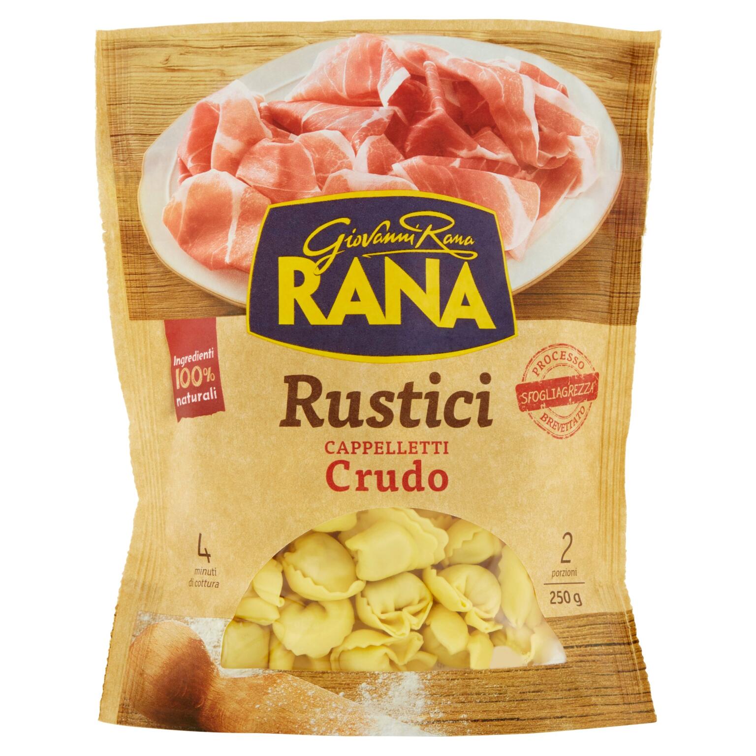 Cappelletti crudo I rustici 250g Giovanni Rana