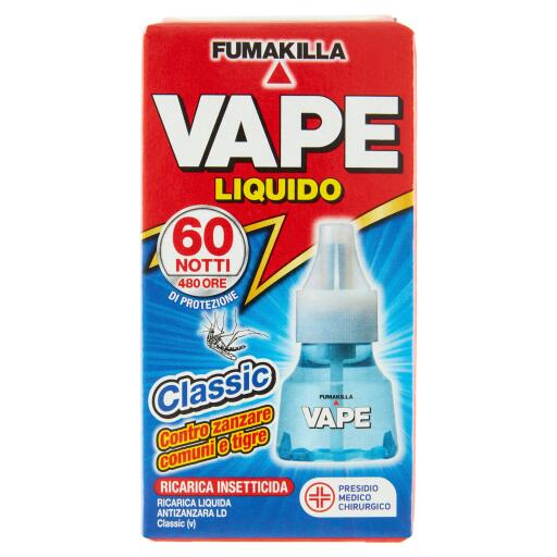 Ricarica liquida durata 480 ore 60 notti Vape