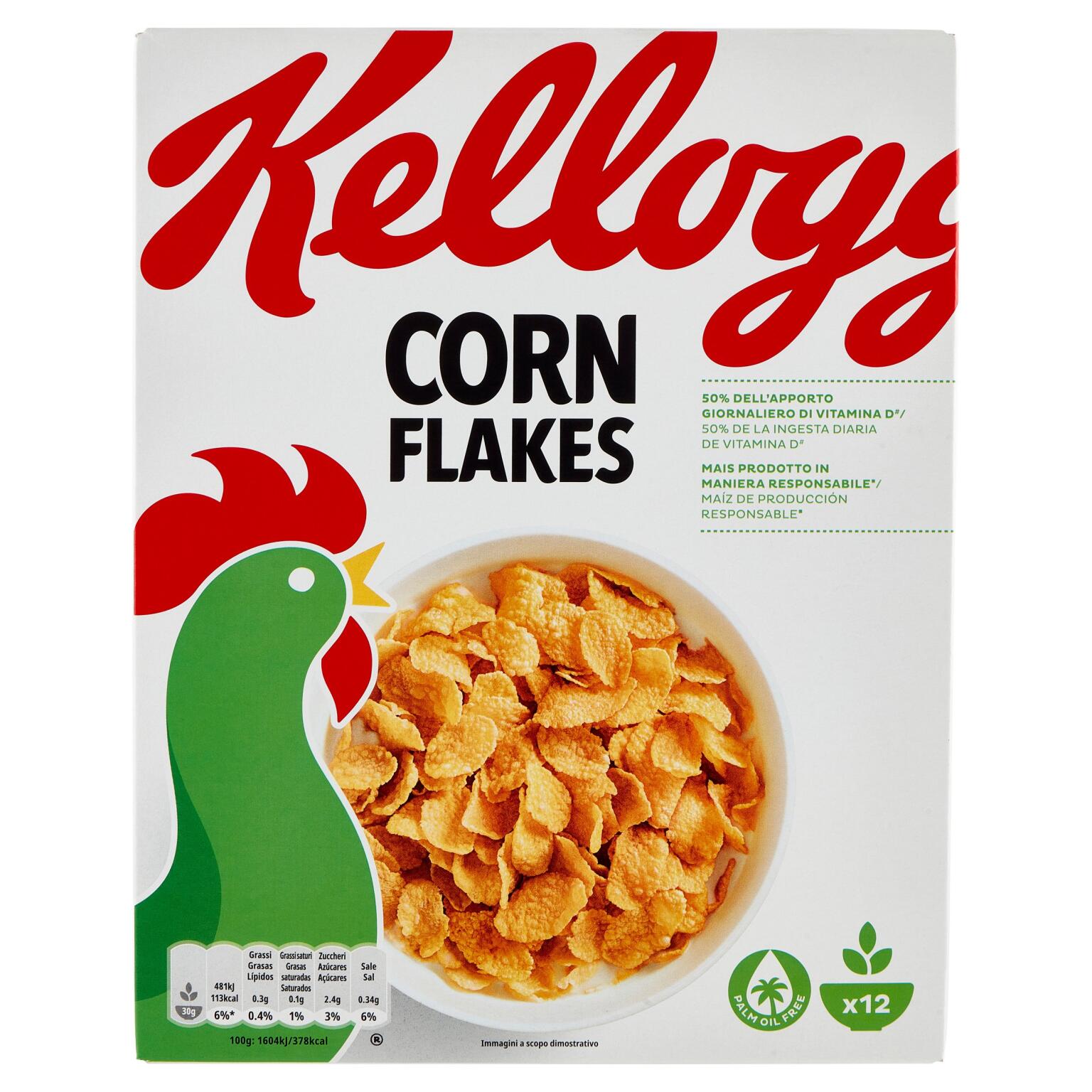 Cereali Corn-Flakes original 375g Kellogg's