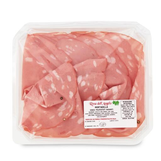 Mortadella senza polifosfati aggiunti a fette Rosa dell'Angelo senza glutine
