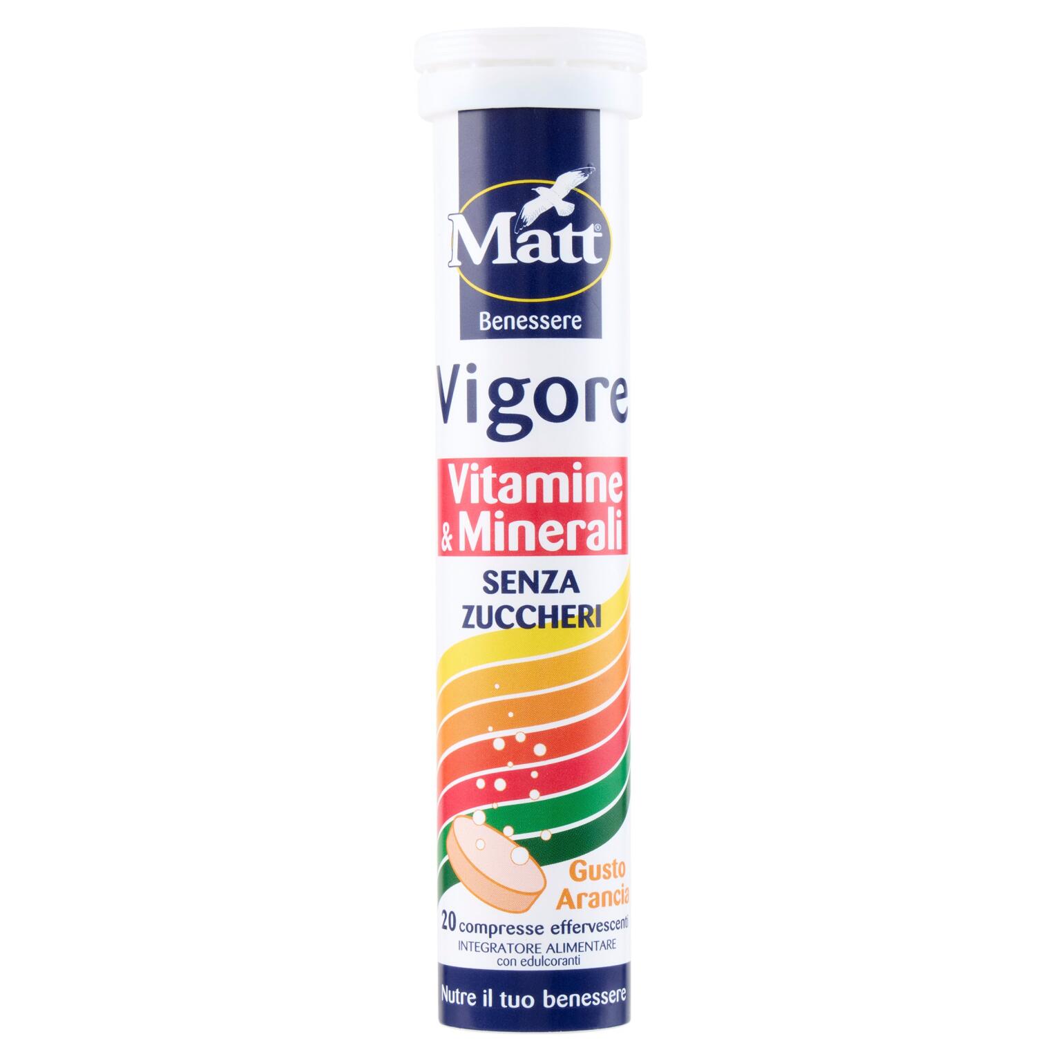 Integratore vigore 20 compresse effervescenti 80g