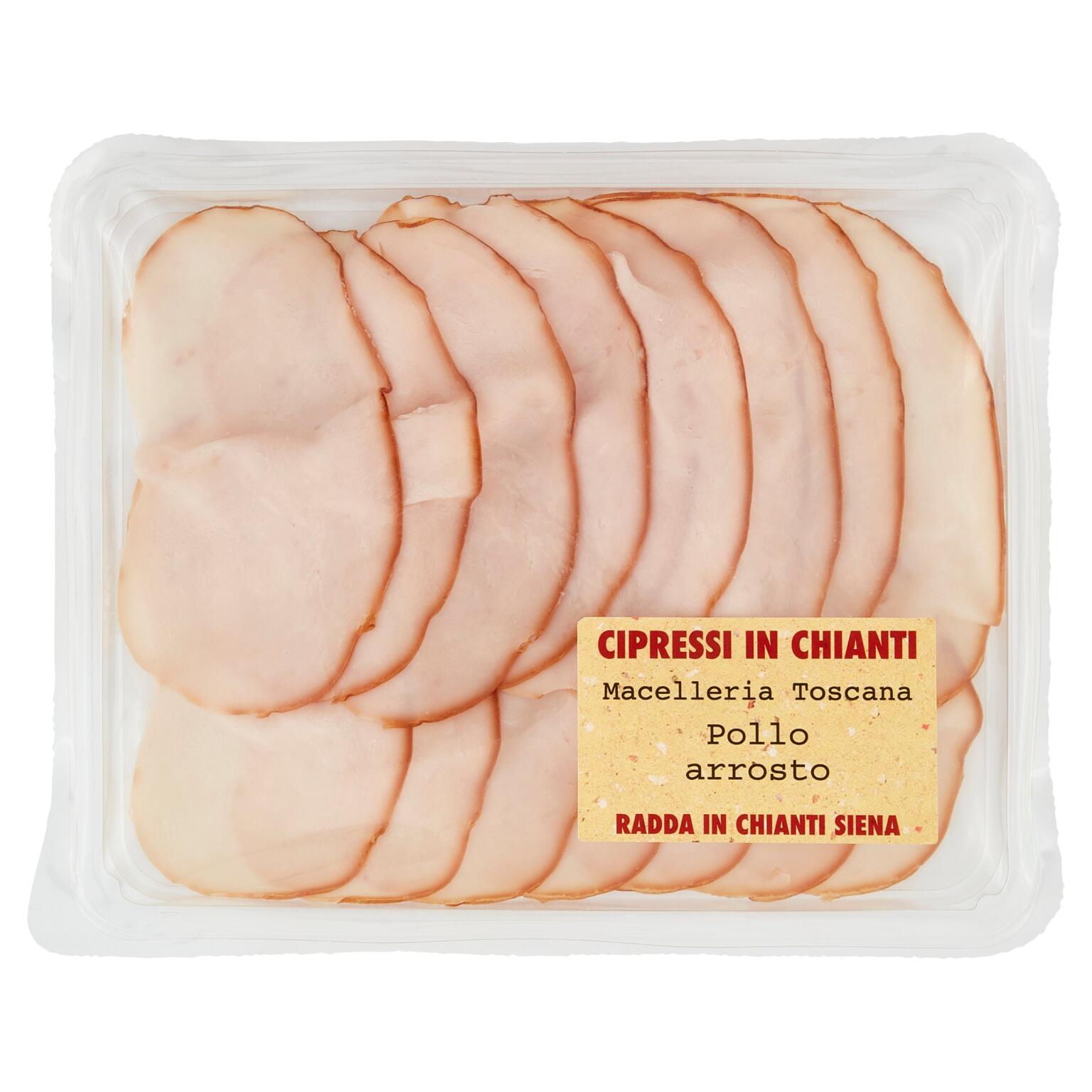 Pollo arrosto a fette 80g Cipressi in Chianti Macelleria Toscana