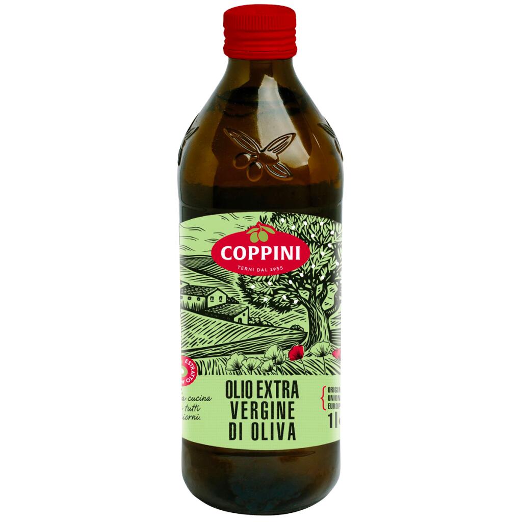 Olio extra vergine di oliva, 1 litro Coppini