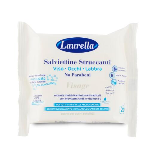 Salviettine struccanti 20pz Laurella