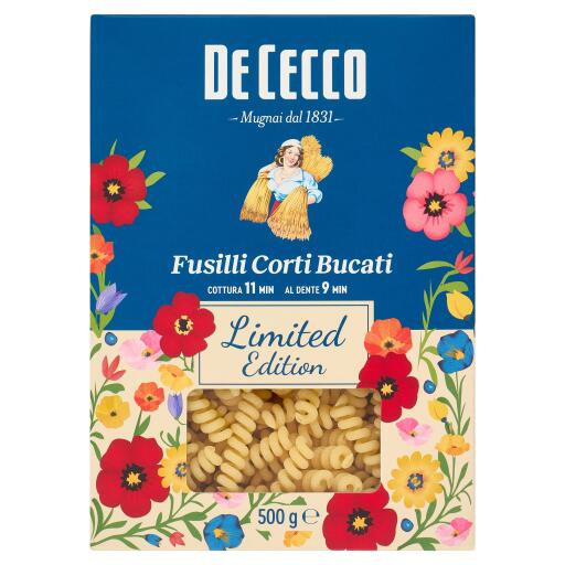 Fusilli bucati corti 500g Flower Edition De Cecco