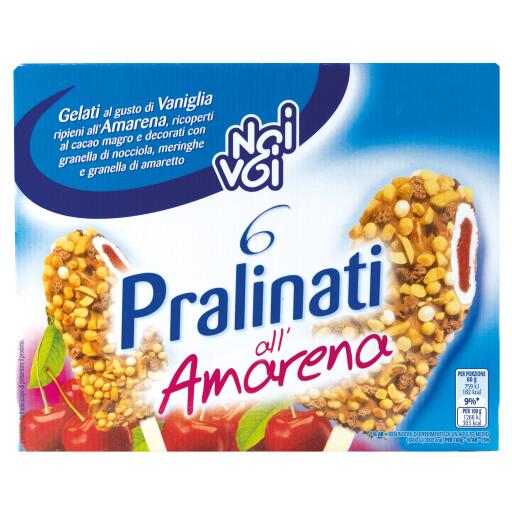 Pralinati amarena 6 pezzi 360g