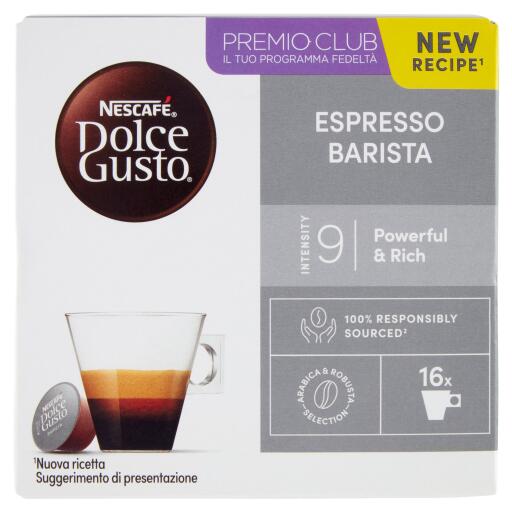 16 caps espresso Barista Dolce Gusto 104g