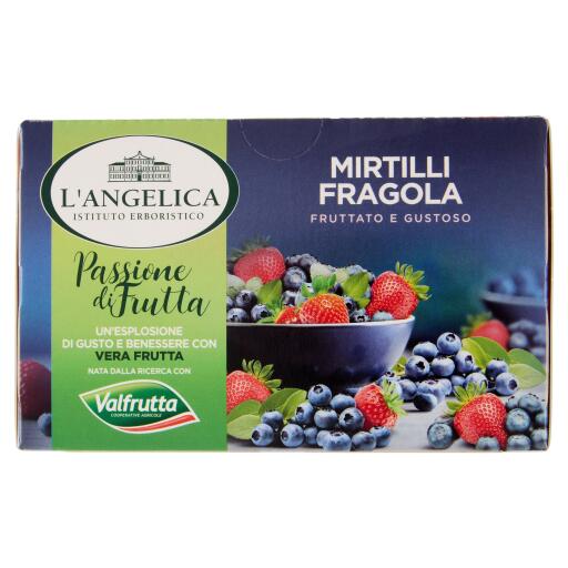 Infuso MirtillI e Fragola da 15 filtri L'Angelica