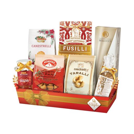 Cesto Natalizio Gran Paradiso 8 pezzi Re Regalo