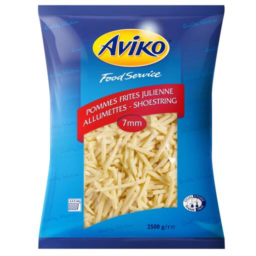 Patate fritte juliennes 7 mm 2,5kg Aviko
