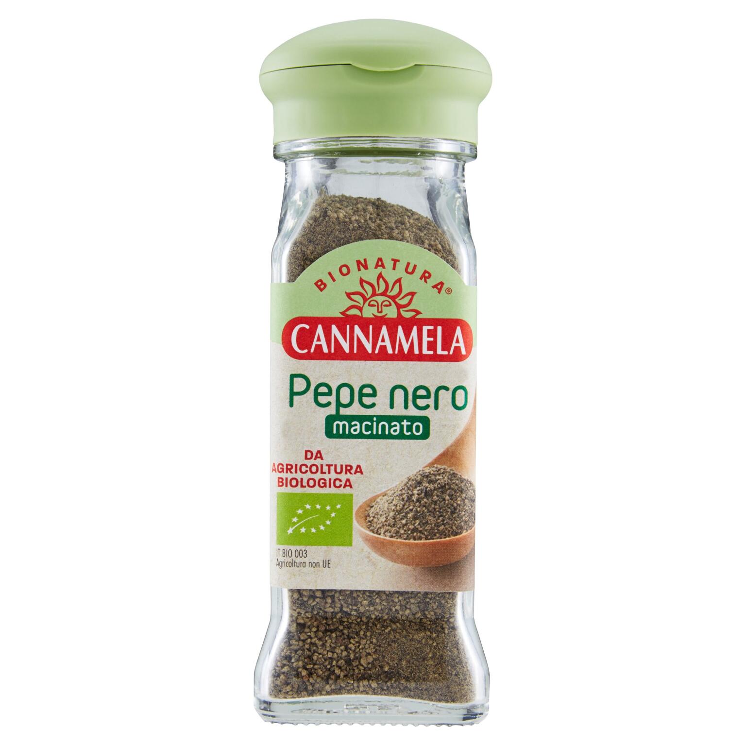 Pepe nero bionatura macinato 50g Cannamela