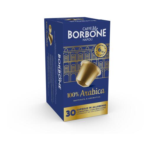 Capsule Alluminio compatibili Nespresso 30 pezzi Caffe' Borbone