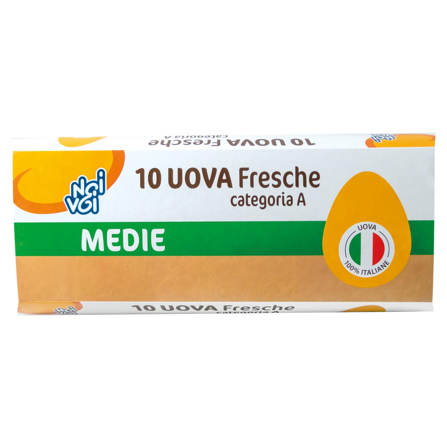 Uova medie cat.A confezione x10 Noi&Voi