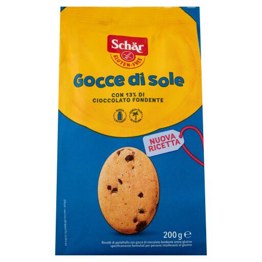 Bisc Gocce sole 200g Senza Glutine Dr Schar