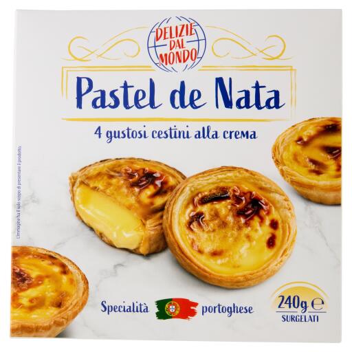 Pastel de nata da 240g Delizie del mondo