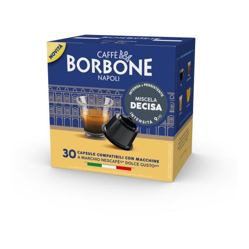 Capsule miscela Decisa compatibili Dolce Gusto 30 Pezzi Caffe' Borbone