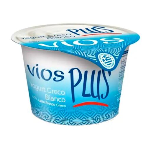 Yogurt greco Vios plus bianco, 150g