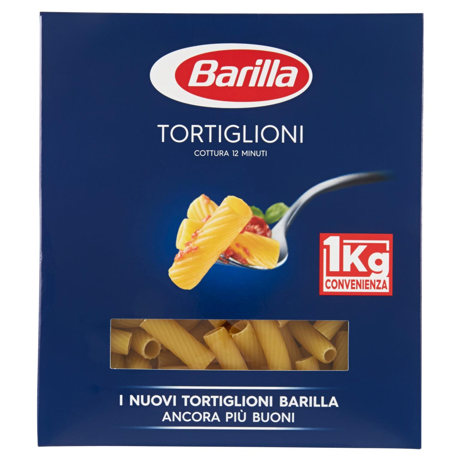 Tortiglioni pasta di semola di grano duro 1Kg n°83 Barilla