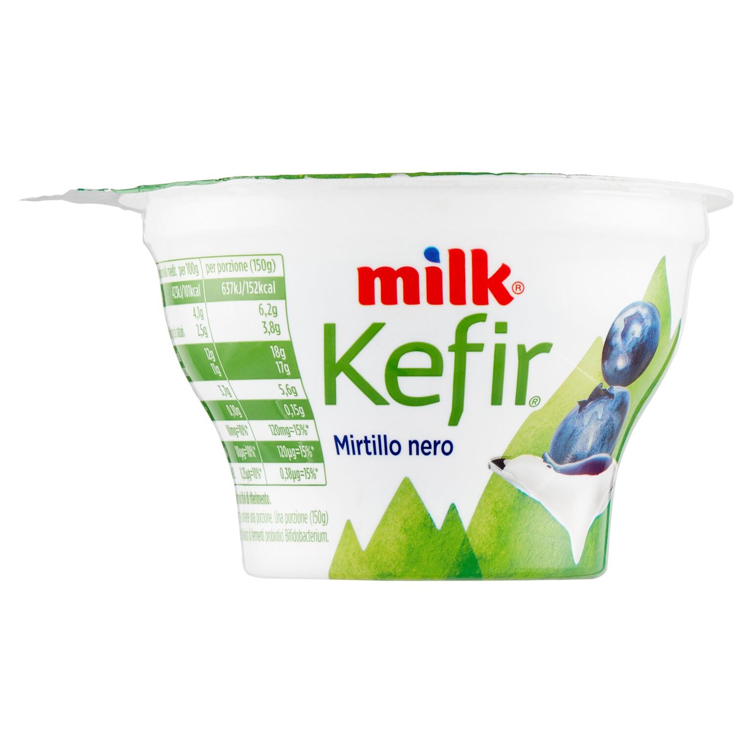 Kefir yogurt cremoso al Mirtillo 150g Milk