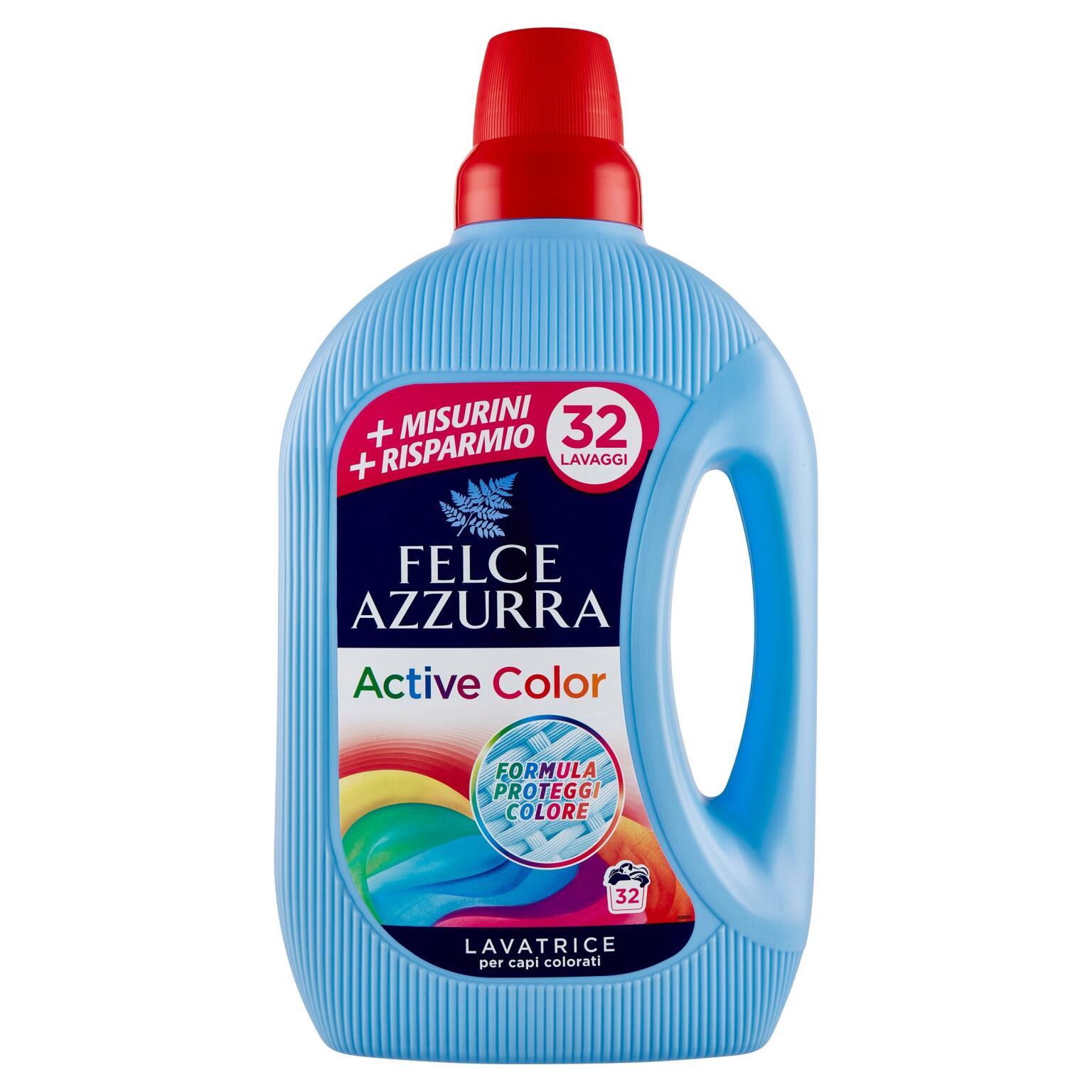 Detersivo lavatrice activ color 32 lavaggi Felce  Azzurra