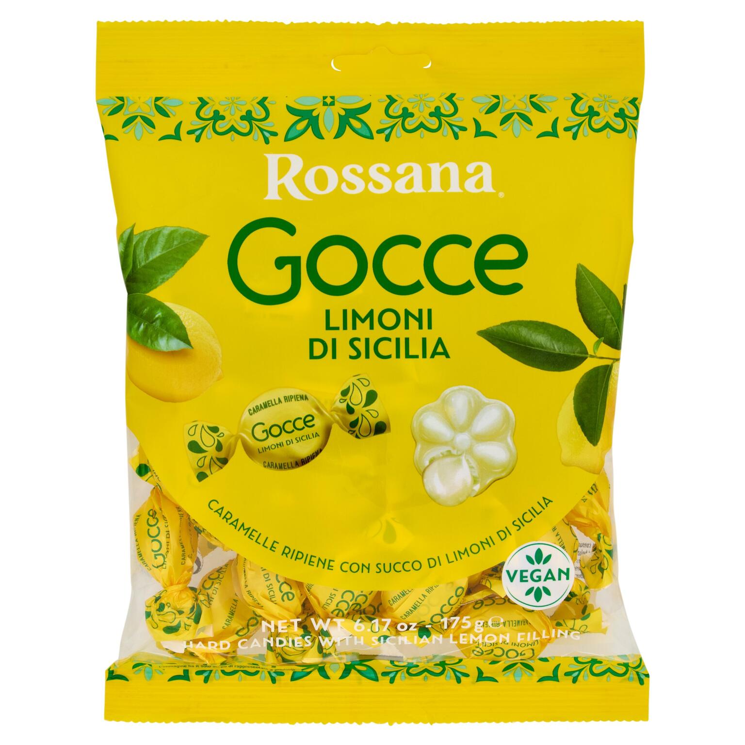Caramelle gocce di limoni di Sicilia da 175g Fida
