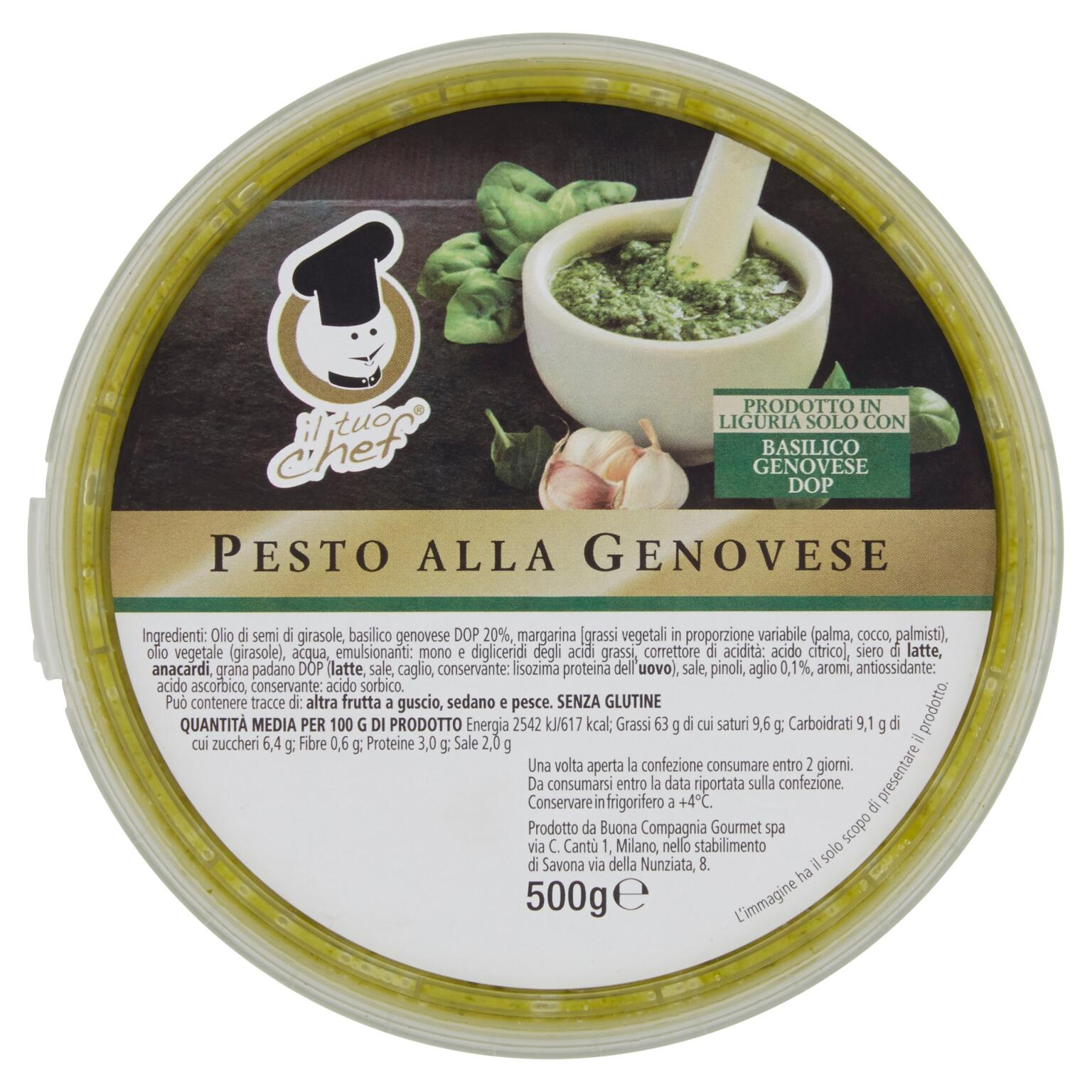 Pesto alla genovese 500g Il Tuo Chef