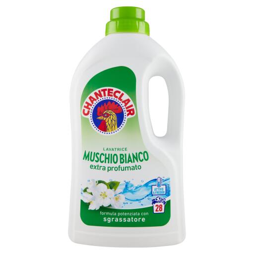 Detersivo Liquido per Lavatrice Muschio Bianco 28 Lavaggi 1260ml Chanteclair
