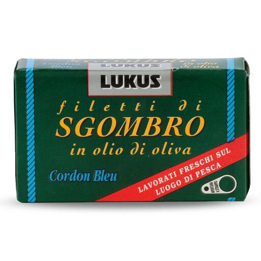 Filetto di sgombro in olio di oliva 125g Lukus