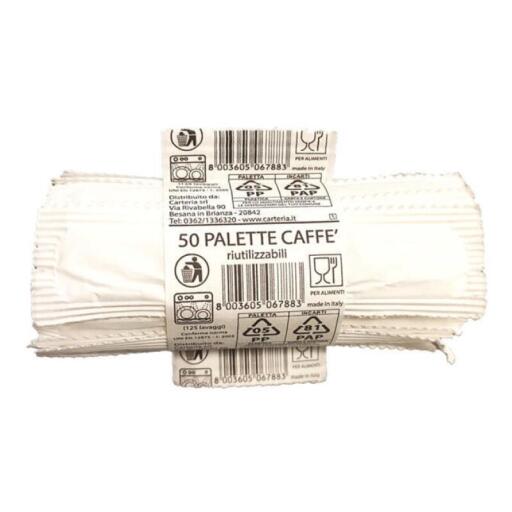 50 palettine per caffè riutilizzabili