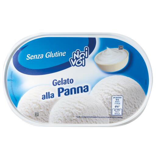Gelato in vaschetta gusto panna 500g