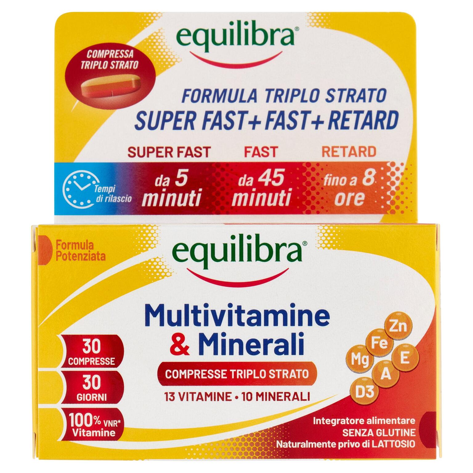 Multivitamine & Minerale 30 compresse 40,5g Equilibra