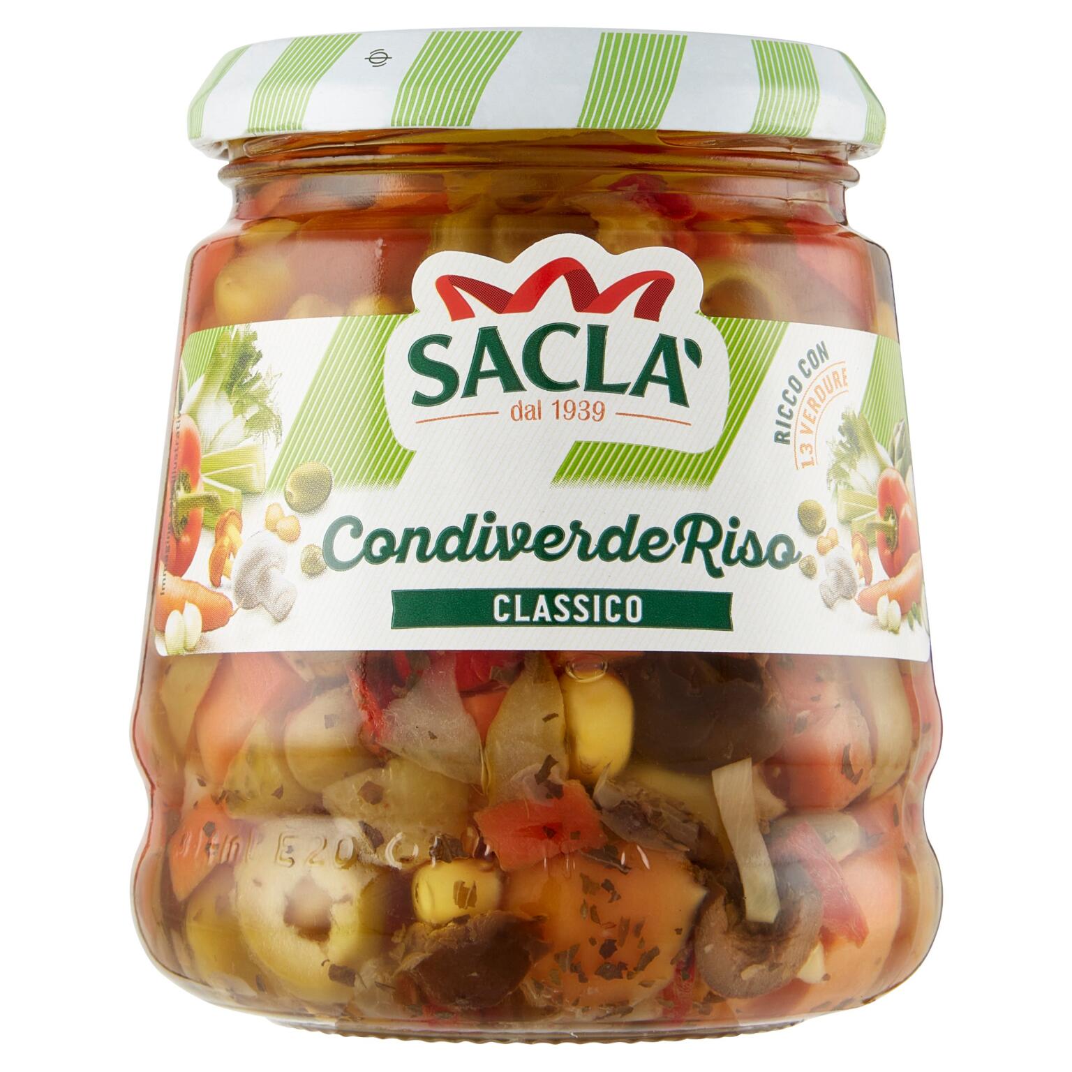 Preparato per insalata di riso classica in olio di semi di girasole 290g F.lli Saclà