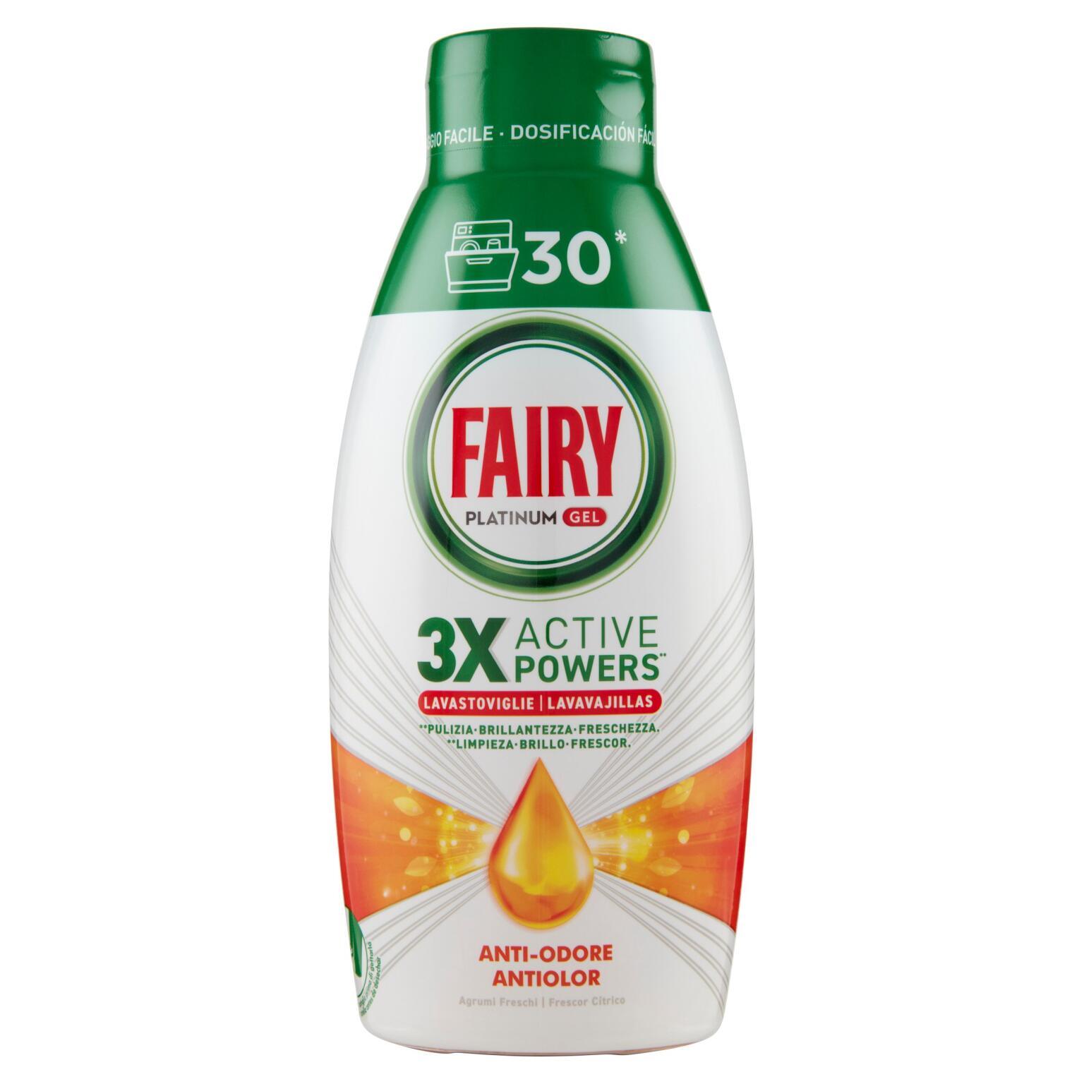 Fairy gel platinum agrumi 600ml