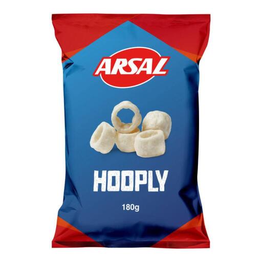 Snack di Patata al gusto Natural Hooply 180g Arsal