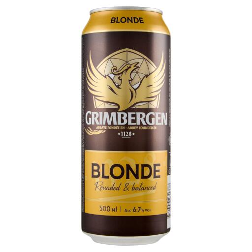 Birra Grimbergen blonde 50cl lattina