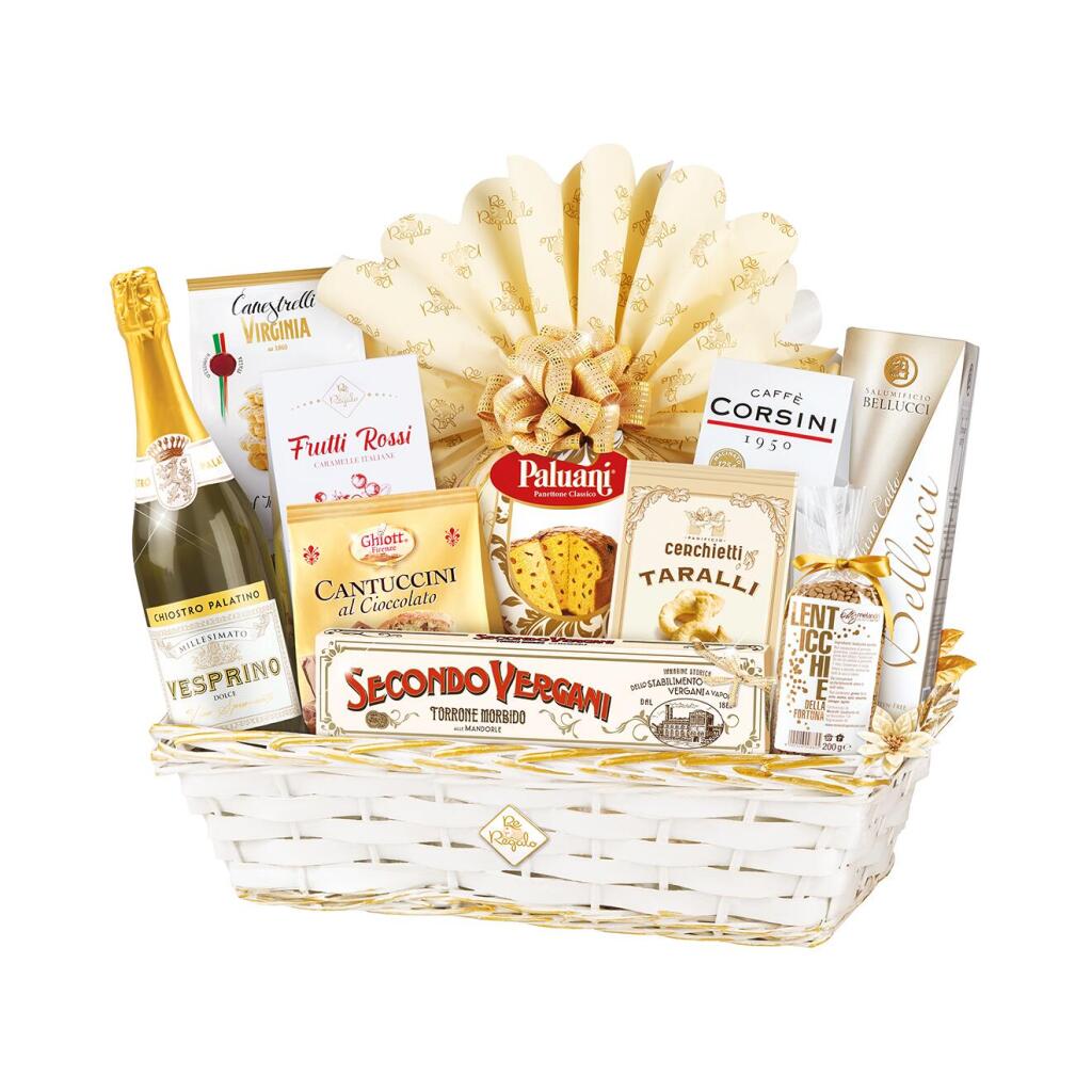 Cesto Natalizio 11 pezzi Matilde Re Regalo