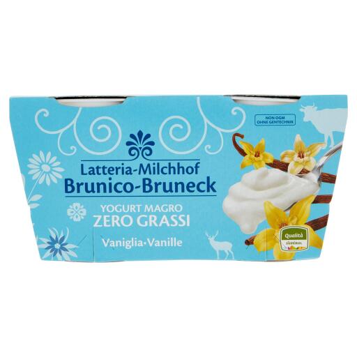 Yogurt Magro Vaniglia 2x125g Latteria Brunico