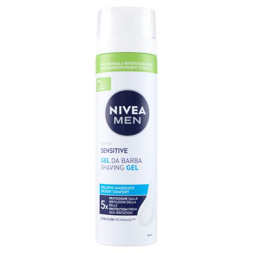 Gel barba sensitive 200ml Nivea Man