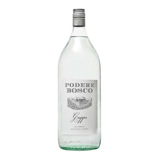 Grappa bianca Podere Bosco 40° 2 litri