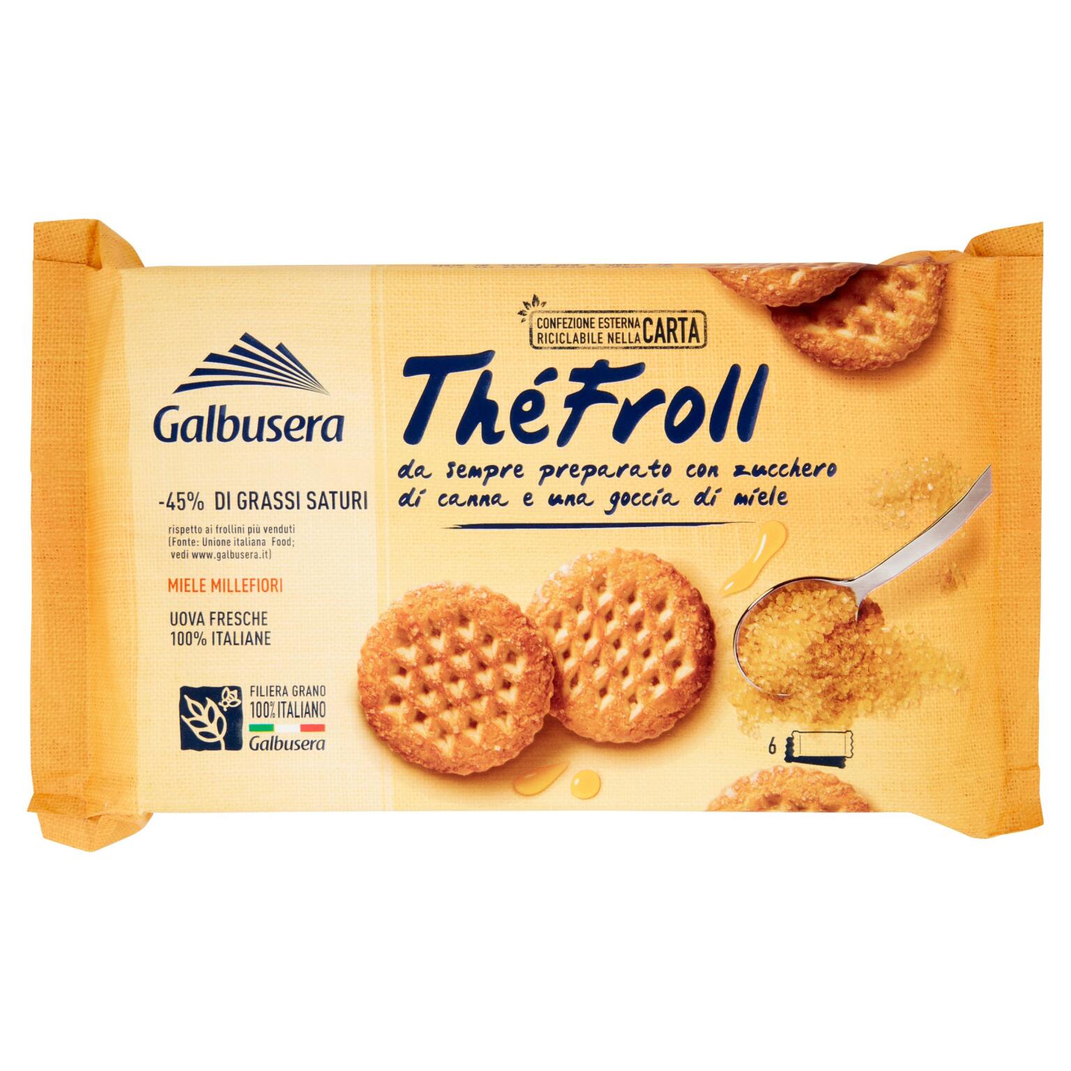 Biscotti The Froll 6 porzioni 400g Galbusera