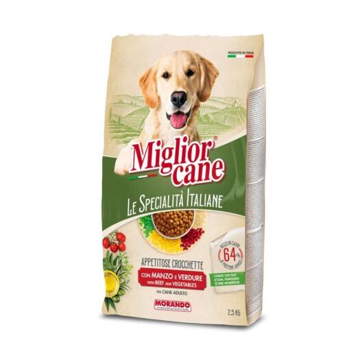 Migliorcane croccantini da 2,5kg Manzo e verdure