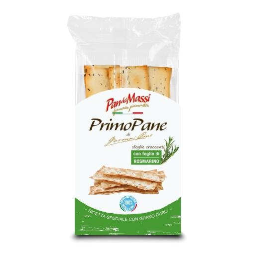 Primo pane sfoglie al rosmarino 140g Pan dei Massi